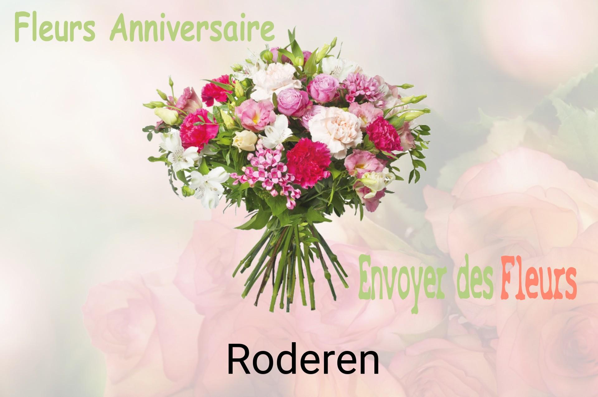 Bouquet de fleurs d’anniversaire livré à Roderen